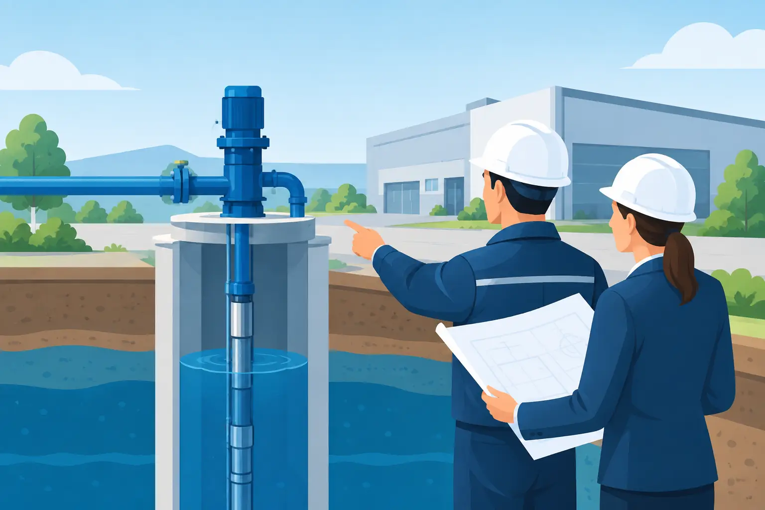 Brunnentechnik Service für Betriebe sicher planen
